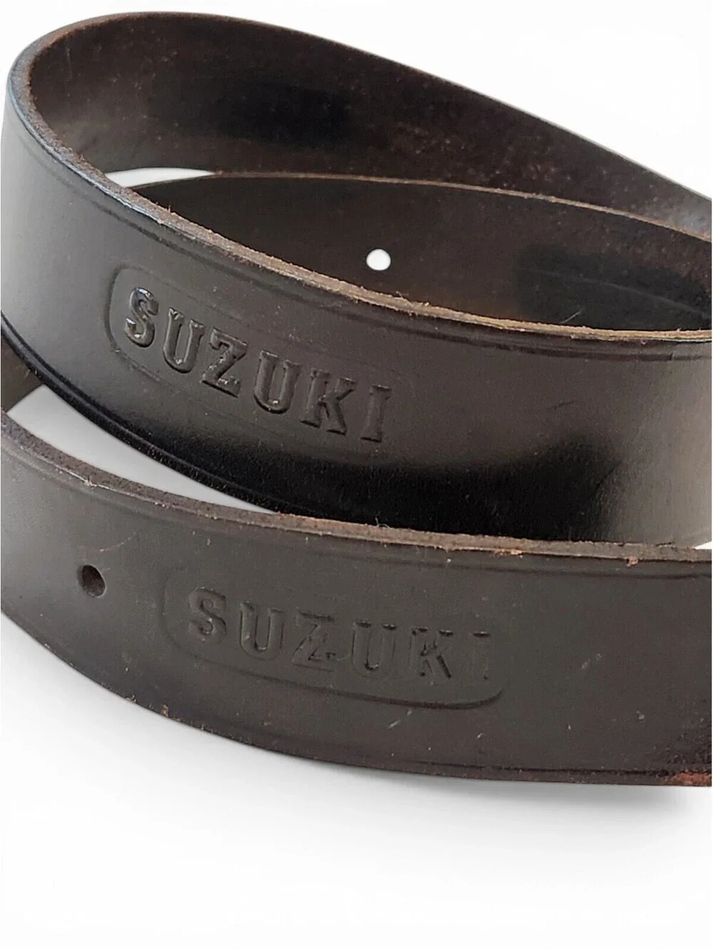 Suzuki Men’s Vintage Brown Belt Size 39 Adjustable